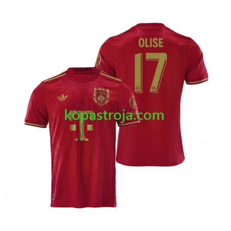 Billiga Fotbollströjor Bayern München 125th Michael Olise 17 Anniversary Hemma tröja Röd 2024/25 Kortärmad